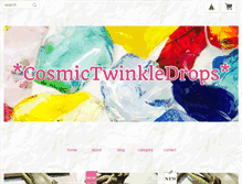 Tablet Screenshot of cosmictwinkledrops.com
